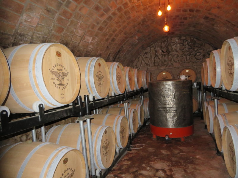 These barrels have been set down for seven years; Classic music played 24 hours a day